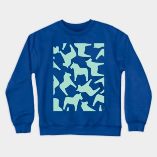 Swedish Dalahorse decorative pattern Sweden Crewneck Sweatshirt